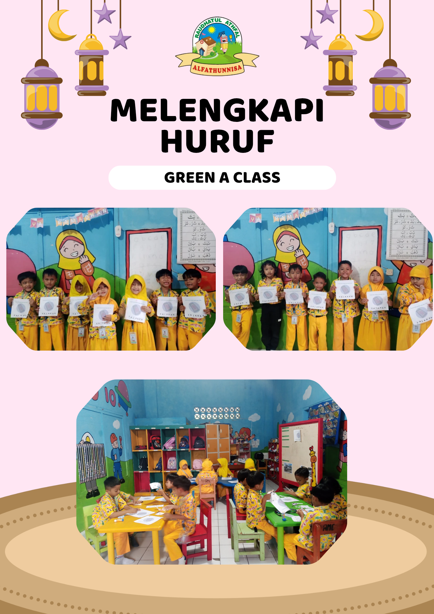 Green A "Melengkapi Huruf"